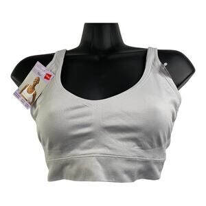 Hanes Womens Size XL Comfort Flex Fit Unlined Seamless Wireless Convertable Bra